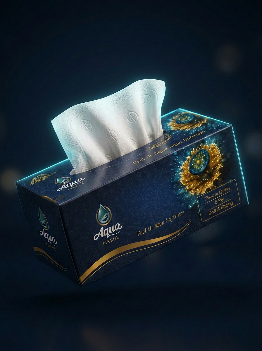 Aqua Tissue luxury box